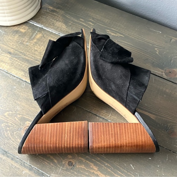 Sam Edelman Mules 10 Women’s Brown Black Yumi Bow Casual Slip-on Summer Boho - Picture 5 of 9